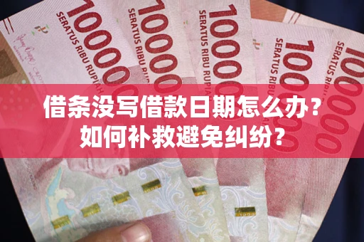 北京借条没写借款日期怎么办？如何补救避免纠纷？