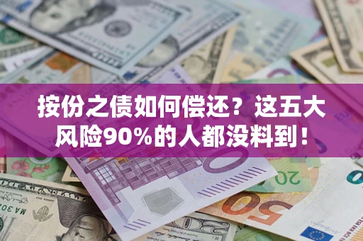 北京按份之债如何偿还？这五大风险90%的人都没料到！