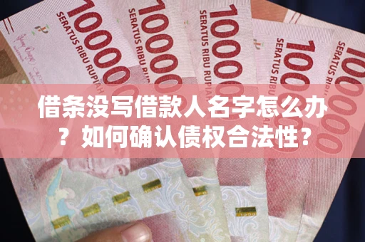 北京借条没写借款人名字怎么办？如何确认债权合法性？